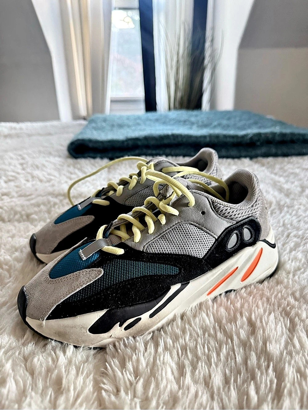 adidas Yeezy Gray & Black Sneakers